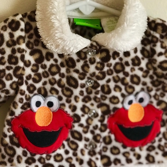 Sesame Street Elmo Leopard Baby Coat - Picture 8 of 8